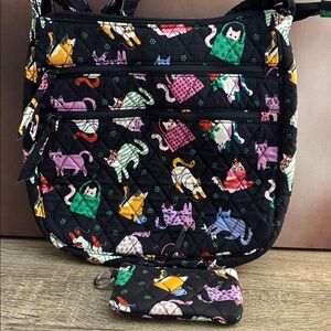 VB Triple Zip Hipster and ID Zip case - Herding Cats NWT